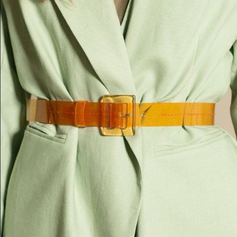 Maryam Nassir Zadeh MNz Soledad Belt in Yellow